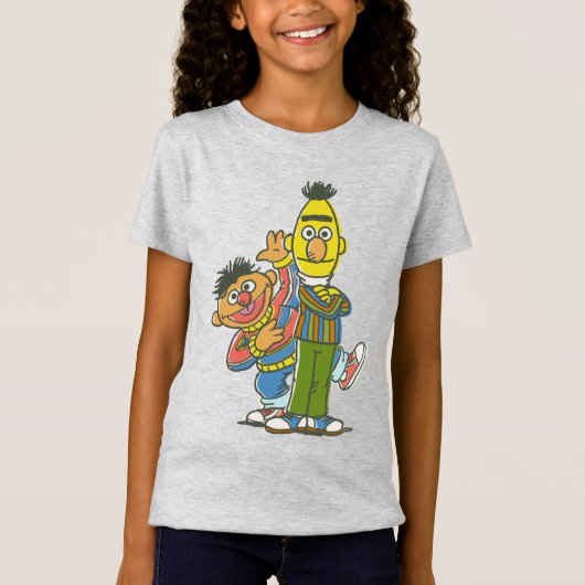 Bert und Ernie Classic Style T-Shirt (Vorderseite)