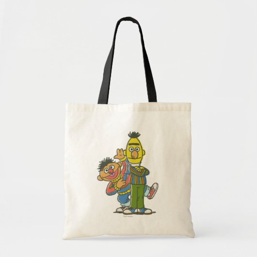 Bert und Ernie Classic Style Tragetasche (Vorne)