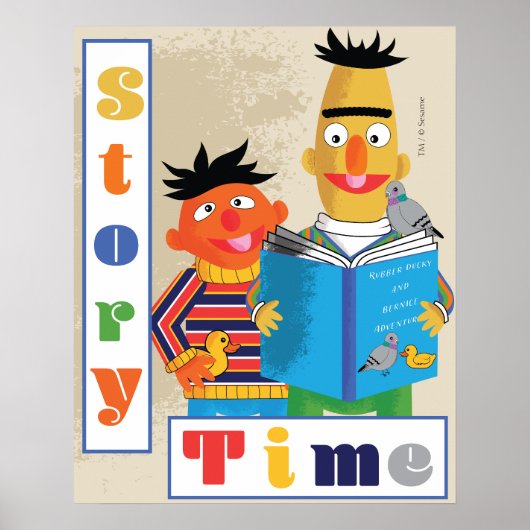 Bert und Ernie Classroom Reading Poster (Vorne)