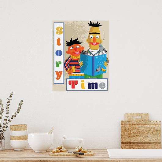Bert und Ernie Classroom Reading Poster (Küche)