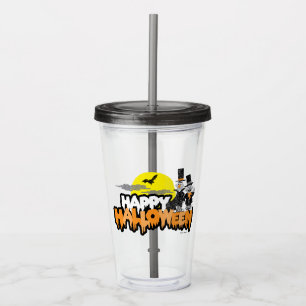 Bert und Ernie Frohe Halloween Acryltrinkbecher