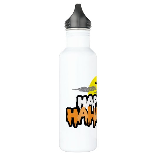 Bert und Ernie | Frohe Halloween Edelstahlflasche (Links)