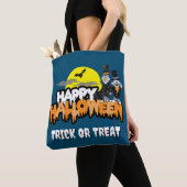 Bert und Ernie | Frohe Halloween Tasche (Von Nahem)
