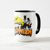 Bert und Ernie | Frohe Halloween Tasse (VorderseiteRechts)