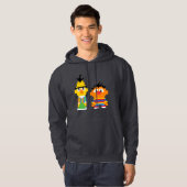 Bert und Ernie Pixel Art Hoodie (Vorne ganz)
