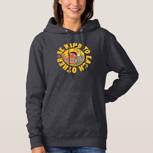 Bert und Ernie | Seien Sie freundlich Hoodie (Vorderseite)