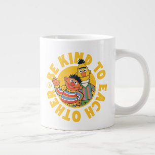 Bert und Ernie Seien Sie freundlich Jumbo-Tasse