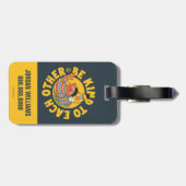 Bert und Ernie | Seien Sie freundlich | Name hinzu Gepäckanhänger (Rückseite horizontal)