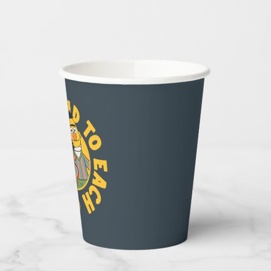 Bert und Ernie | Seien Sie freundlich Pappbecher (Links)