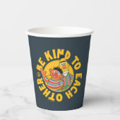 Bert und Ernie | Seien Sie freundlich Pappbecher (Vorderseite)