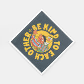 Bert und Ernie | Seien Sie freundlich Serviette (Ecke)