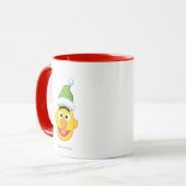 Bert Weihnachtsmann-Mütze Tasse (Vorderseite Links)
