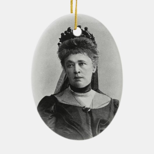 Berta Von Suttner Keramik Ornament (Hinten)