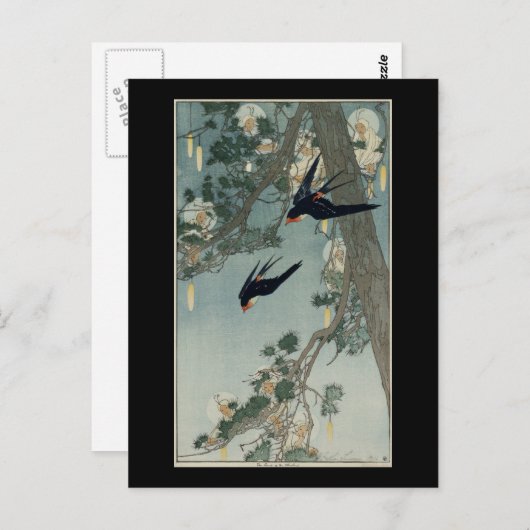 Bertha Boynton Lum Das Land des Blauvogels Postkarte (Vorne/Hinten)