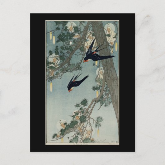 Bertha Boynton Lum Das Land des Blauvogels Postkarte (Vorderseite)