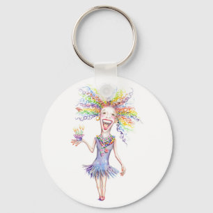 Bertha der Geburtstags-Schlüsselanhänger Schlüsselanhänger