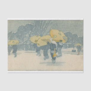 Bertha Lum Winter-Seidenpapier Seidenpapier