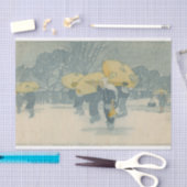 Bertha Lum Winter-Seidenpapier Seidenpapier (Handwerk)