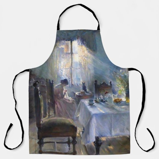 Bertha Wegmann - Nähen von Frauen im Inneren Schürze (Vorderseite)