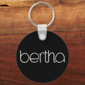 Bertha White Schlüsselanhänger (Vorderseite)