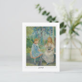 Berthe Morisot #135 - Fine Art Postkarte (Stehend Vorderseite)