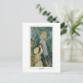 Berthe Morisot #269 - Fine Art Postkarte (Stehend Vorderseite)