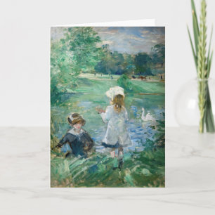 Berthe Morisot - Am Seeufer / Au bord du lac Karte