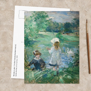 Berthe Morisot - Am Seeufer / Au bord du lac Postkarte