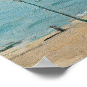 Berthe Morisot - Am Strand, Les Petites-Dalles Poster (Ecke)