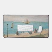 Berthe Morisot - Am Strand, Les Petites-Dalles Schreibtischunterlage (Tastatur & Maus)