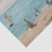 Berthe Morisot - Am Strand, Les Petites-Dalles Seidenpapier (Ausschnitt)