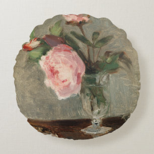 Berthe Morisot, Ästhetische Pfingstrosenmalerei Rundes Kissen