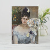 Berthe Morisot - Auf dem Bal Dankeskarte (Stehend Vorderseite)