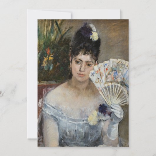 Berthe Morisot - Auf dem Bal Einladung (Vorderseite)
