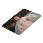 Berthe Morisot - Das rosa Kleid Magnet (Linke Seite)