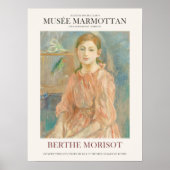 Berthe Morisot Daughter mit Parakeet Art Print Poster (Vorne)