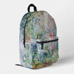 Berthe Morisot - Der Garten in Bougival Bedruckter Rucksack