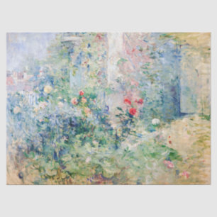 Berthe Morisot - Der Garten in Bougival Seidenpapier