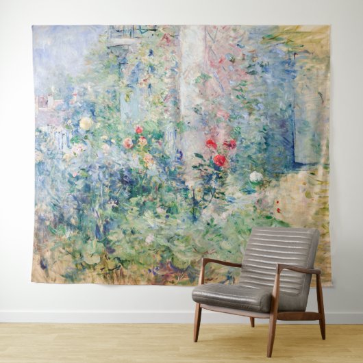 Berthe Morisot - Der Garten in Bougival Wandteppich (Beispiel (Horizontal))