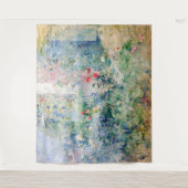 Berthe Morisot - Der Garten in Bougival Wandteppich (Vorderseite)