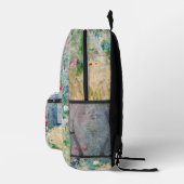 Berthe Morisot - Der Garten von Bougival Bedruckter Rucksack (Rechts)