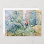 Berthe Morisot - Der Garten von Bougival Dankeskarte (Vorne/Hinten)