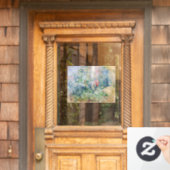 Berthe Morisot - Der Garten von Bougival Fensteraufkleber (Haustür)