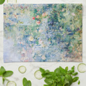 Berthe Morisot - Der Garten von Bougival Geschirrtuch (Gefaltet)