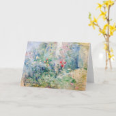 Berthe Morisot - Der Garten von Bougival Karte (Gelbe Blume)