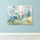 Berthe Morisot - Der Garten von Bougival Leinwanddruck (Insitu (Holzboden))