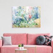 Berthe Morisot - Der Garten von Bougival Leinwanddruck (Insitu (Wohnzimmer))