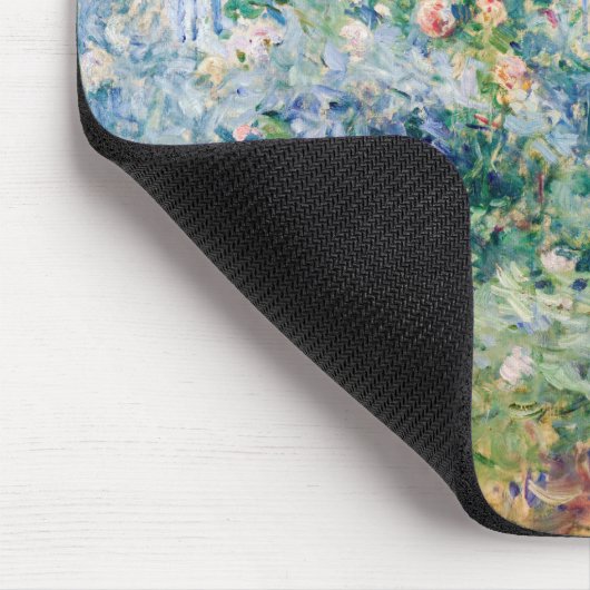 Berthe Morisot - Der Garten von Bougival Mousepad (Ecke)