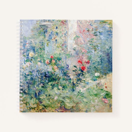 Berthe Morisot - Der Garten von Bougival Notizblock (Vorderseite)