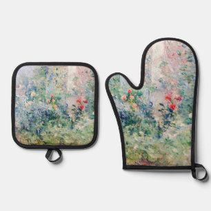 Berthe Morisot - Der Garten von Bougival Ofenhandschuh & Topflappen-Set